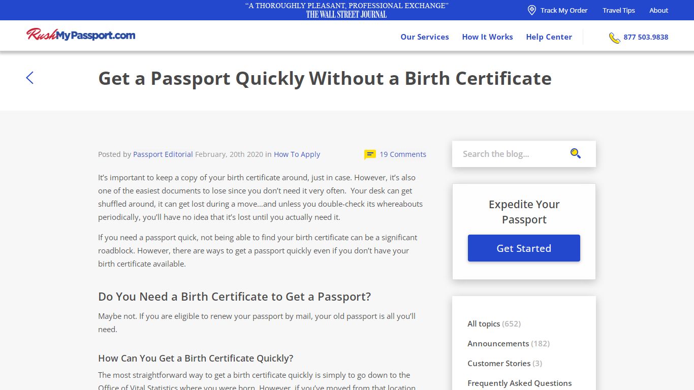 Get a Passport Quickly Without a Birth Certificate